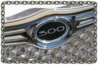 Chrysler 300 bentley mesh grille grill emblems badges #300 front/trunk