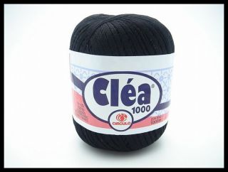 Black 100 Cotton Yarn Size 10 Crochet Thread Clea Lace
