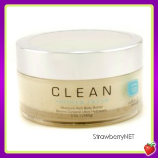 Clean Clean Shower Fresh Moisture Rich Body Butter 142g/5oz NEW