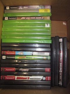 Sony Playstation 2   Lot of 25 Defect PS2 Games