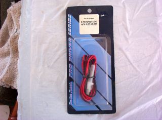 Radio Shack 2 Pin Power Cord with Fuse Holder Cat No 21 5010
