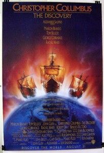 1992 CHRISTOPHER COLUMBUS THE DISCOVERY Original Movie Poster MARLON