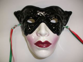 Claudia Cohen Clay Art Cast of Thousands Mask 1980s