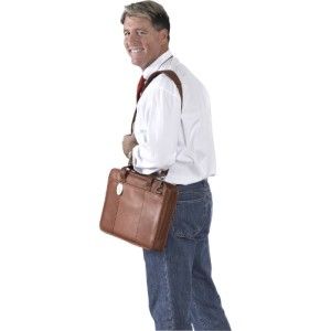 clairechase small file leather briefcase