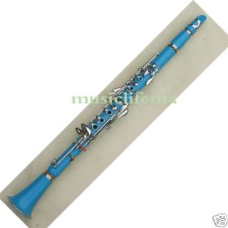 Color Clarinet BB Great Material Technic Tone Blueaaa