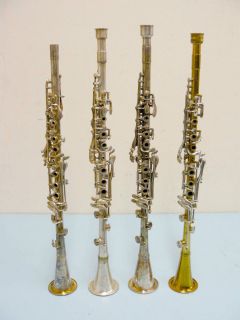 Vintage Metal Clarinets with Cases