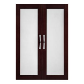 SolidWoodClosets com Cherry Solid Wood Closet Organizer Doors with