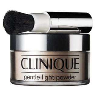 CLINIQUE GENTLE LIGHT POWDER AND BRUSH (04 GLOW 3 NEUTRAL) NEW IN BOX