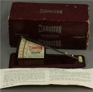 Vintage Clarkston Phonograph Phono Needle Gauge Model No 301 Original