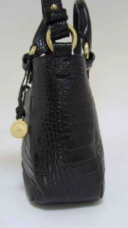 Brahmin Melbourne Claudia Satchel Tote Bag Purse Black NWT $225