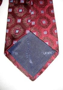Claudio Marinetti Italy Thick Woven Silk Mens Neck Tie
