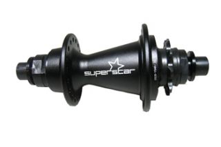 superstar overdrive bmx rear cassette hub features 36 holes heat