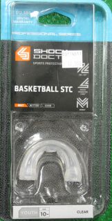  Youth Basketball STC Mora Gel Fit Mouthguard Clear Free SHIP