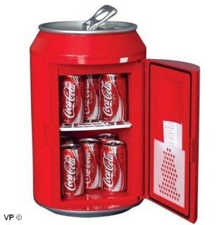 NEW Coke Coca Cola Can Small Mini Fridge Refrigerator Cooler Office