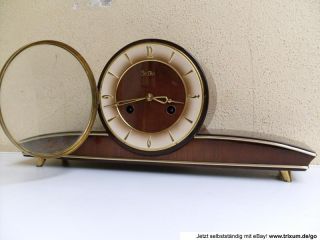 CHIMING MANTEL CLOCK ZENTRA GERMANY;WITH SOUND DING DONG PERFEKT
