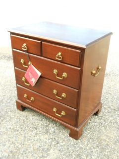 Saybolt Cleland Chippendale Bachelors Silver Chest Mahogany
