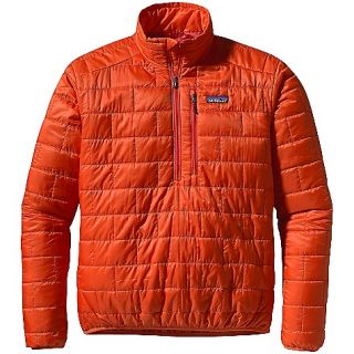 NEW Patagonia Mens Nano Puff Pullover Jacket Coat Clementine Size M L