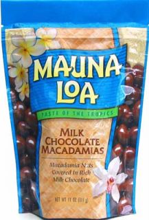 Milk Chocolate Mauna LOA Macadamia Nuts 3 11 oz Bags