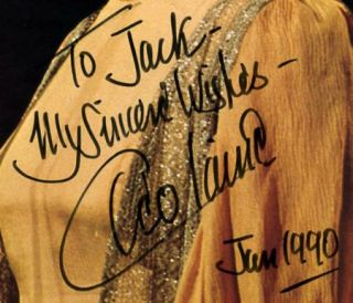 Cleo Laine Original Signed Image Authentic Autographed Jazz Music