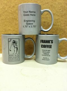 Coffee Mug Tea Cup Engraved Personalized Hot Chocolate Fundraiser Java
