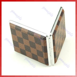 Pocket Leather Cigarette Tobacco Box Case Holder 18pcs