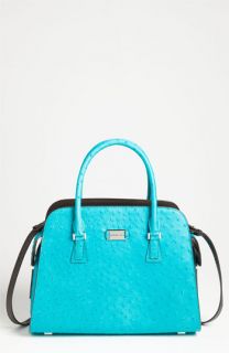 Michael Kors Gia Ostrich Embossed Leather Satchel