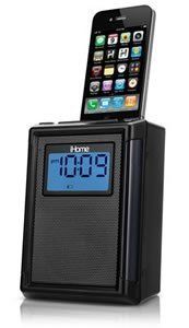 iHome IP40BVC iPod iPhone Alarm Clock Radio Black