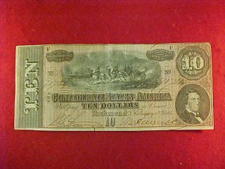  States of America Note Evans Cogswell Biface 1864 Nice Color