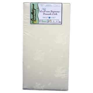 Colgate Cradletyme Naturals Ecofoam Supreme Damask Cloth Crib Mattress