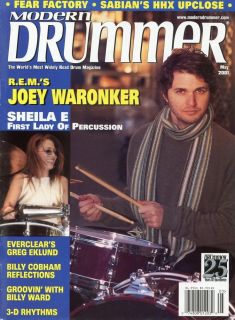 Modern Drummer 5 01 Joey Waronker Sheila E Cobham