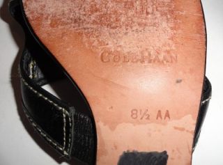 Cole Haan Resort Black Slides Sandals D13720 Size 8 5AA