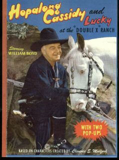 Hopalong Cassidy & Lucky at the Double X Ranch Pop Up Book 1950