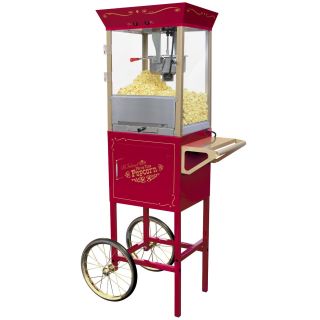 Nostalgia Electrics Vintage Collection 59 Inch Popcorn Cart / New 6oz