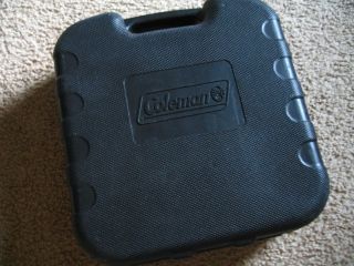 Coleman Powermate Drill Tool Driver Bits Battery Charger Case Black