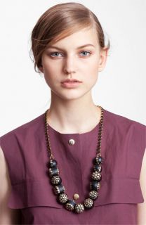 Marni Edition Resin & Glass Stone Necklace