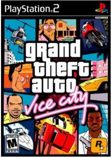 Grand Theft Auto Vice City PlayStation 2 Video Game Used
