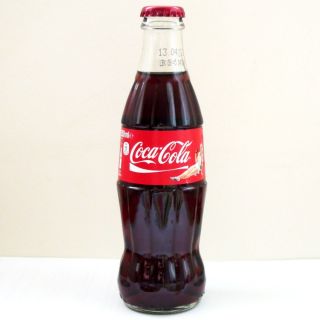 125th Anniversary Coca Cola COKE Bottle CLEAR Glass 250ml 8oz
