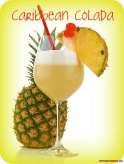 CBD Caribbean Colada Perfume Oil Pineapple Coconut Vanilla Tropical