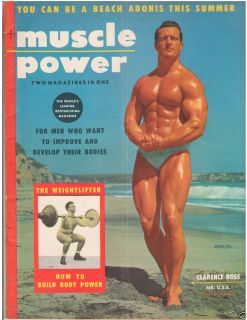 Muscle Power Bodybuilding Fitness Magazine Clarence Ross 6 55