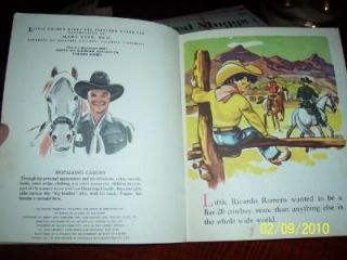 Little Golden Book Vintage Hopalong Cassidy 87 1st Syd