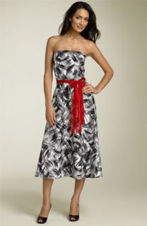 Lily Strapless Print Party Dress