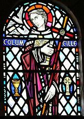 RARE Antique Seed Saint Columba Scotland Relic Reliquary