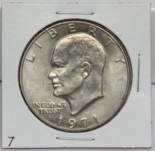 1971 D Eisenhower Dollar Coin Ike