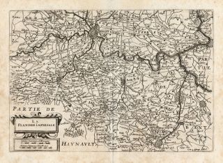 Antique Map Flanders Vlaanderen Belgium Colom 1635