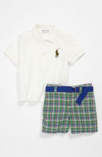 Ralph Lauren Rugby Polo & Shorts (Infant)