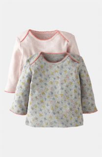 Mini Boden Pointelle Shirt (2 Pack) (Infant)