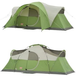 Coleman Montana 8 Person Man Modified Dome Cabin Tent Family Scouting