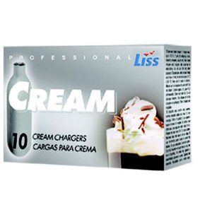 48 Liss Bulk Cream Whipper Chargers Nitrous Oxide N2O