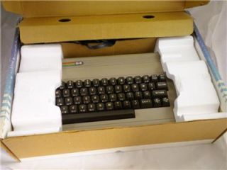 Vintage COMMODORE 64 Computer ORIGINAL BOX, w/ Cords + WORKS