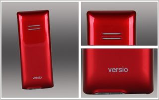 Versio B100 Dual Sim Quad Band Cell Phone FM TF MP4 Red